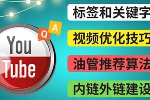 Youtube常见问题解答3 - 关键字选择，视频优化技巧，YouTube推荐算法简介