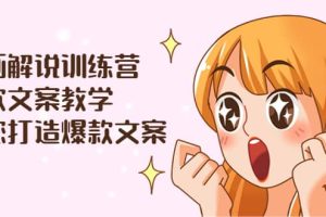 漫画解说训练营：爆款文案教学，教您打造爆款文案（文案课 剪辑课）